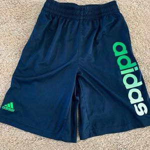 Boys Adidas athletic navy shorts size 10/12 Medium